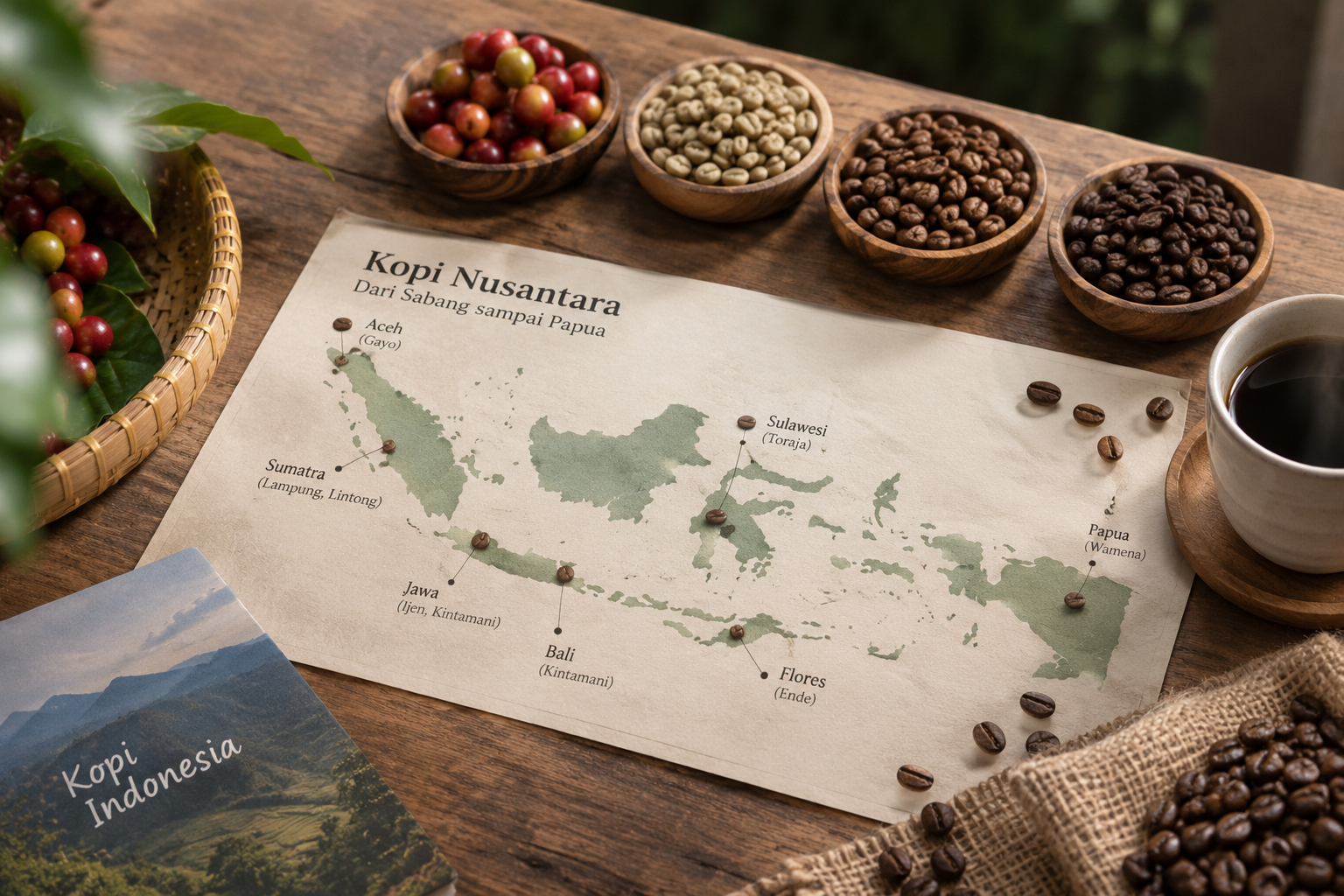 Jenis kopi di Indonesia dari Sabang sampai Papua