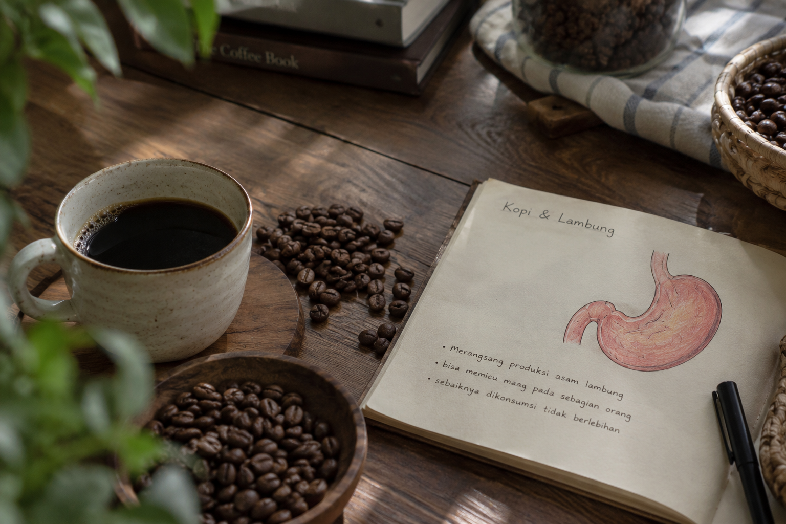 Kopi yang aman untuk asam lambung dan maag