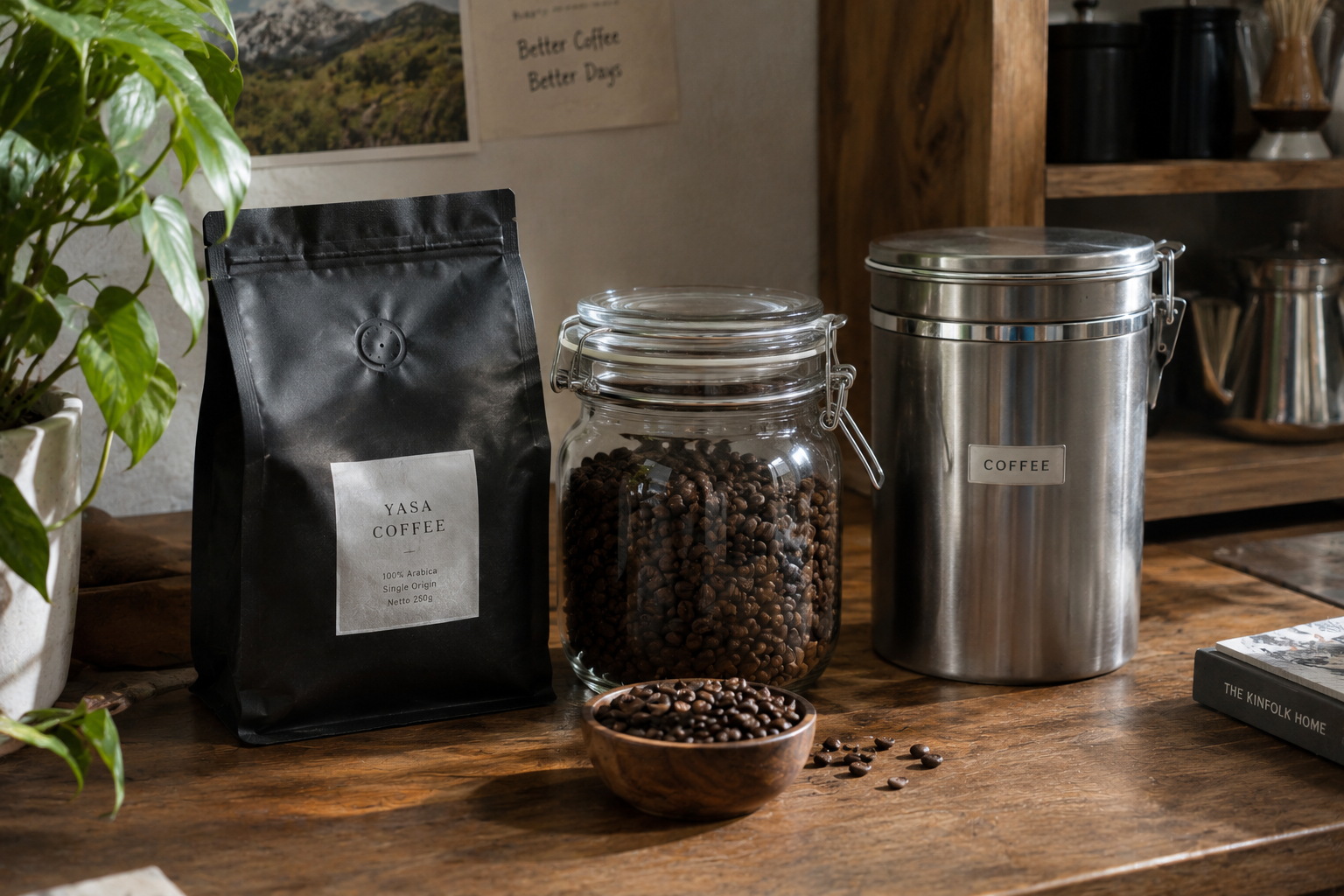 Cara menyimpan biji kopi agar tetap wangi dan segar